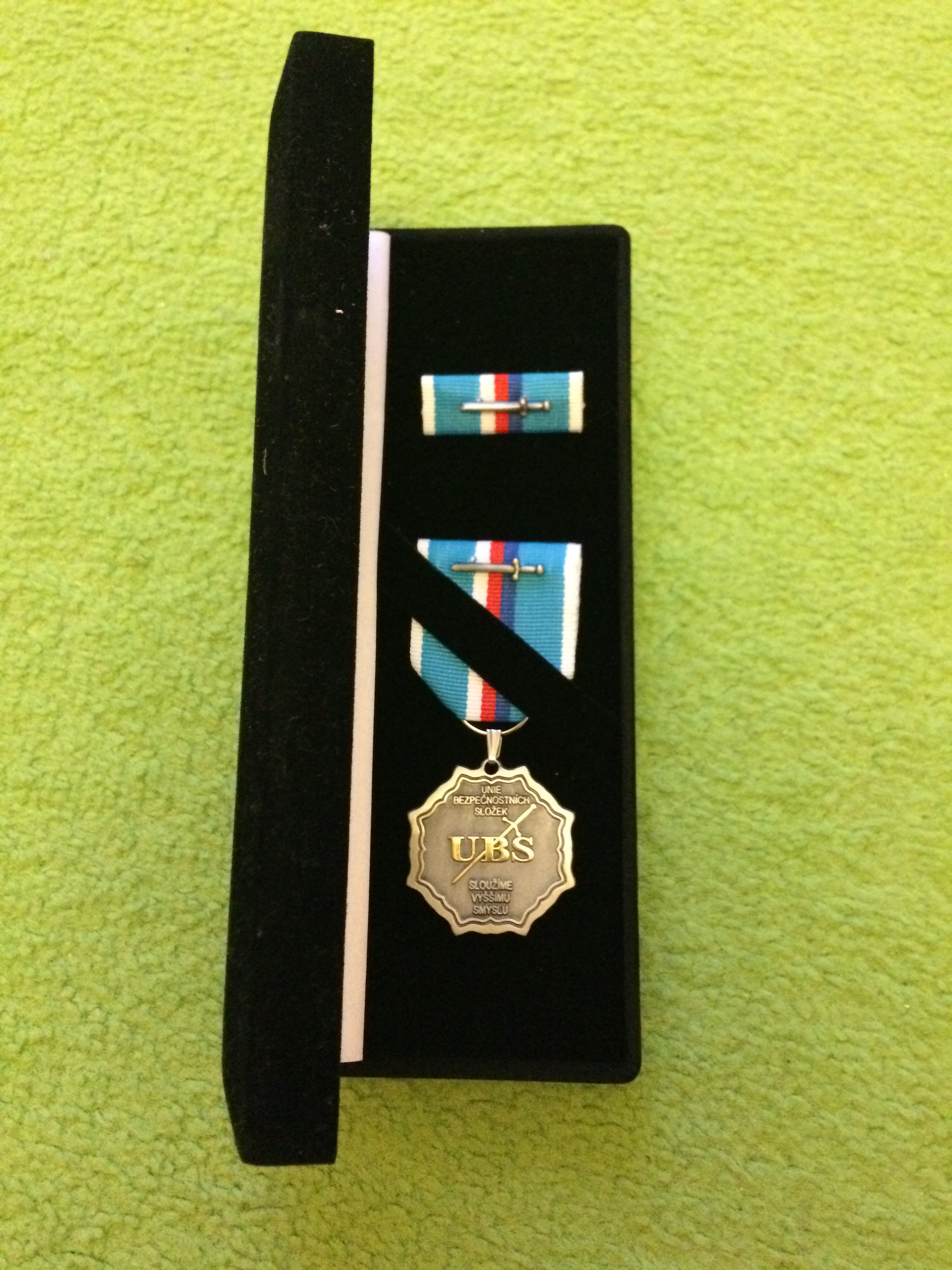 Udělená medaile